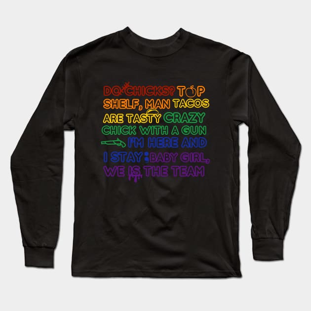 Earp Quotes Long Sleeve T-Shirt by Kizmit